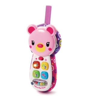 Baby Peek & Play Phone Pink